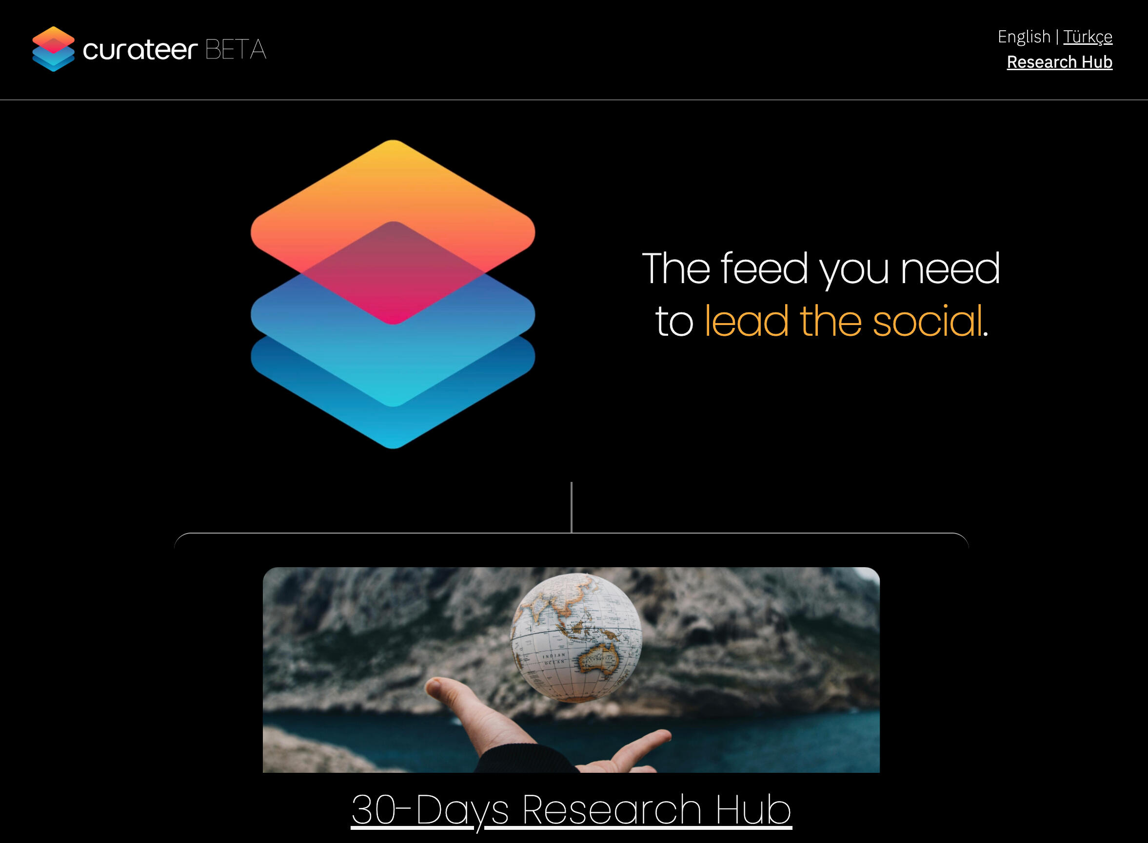 curateer Beta Screenshot